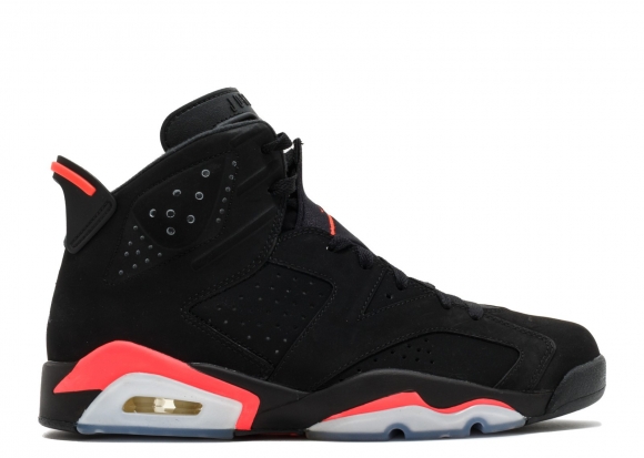 Meilleures Air Jordan 6 Retro "Infrared 2014" Noir Orange (384664-023)