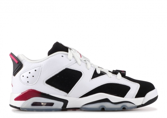 Meilleures Air Jordan 6 Retro Low (Gs) "Fuchsia" Blanc Noir (768878-107)