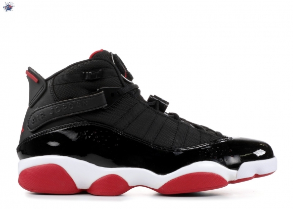 Meilleures Air Jordan 6 Rings Noir Rouge (322992-071)