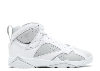 Meilleures Air Jordan 7 Retro Bg (Gs) "Pure Money" Blanc (304774-120)