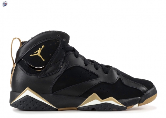 Meilleures Air Jordan 7 Retro (Gs) "Golden Moment" Noir Or (304774-030)