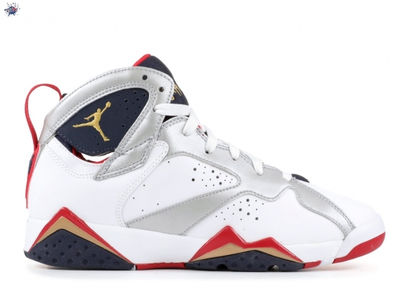 Meilleures Air Jordan 7 Retro (Gs) "Olympic 2012 Release" Blanc Rouge (304774-135)