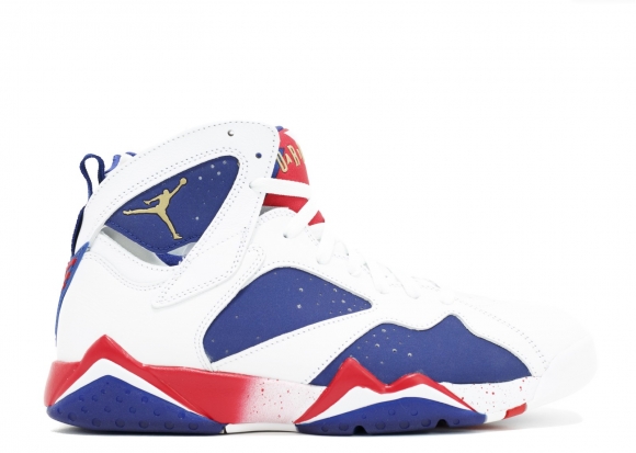 Meilleures Air Jordan 7 Retro "Tinker Alternate Olympic" Blanc Bleu (304775-123)