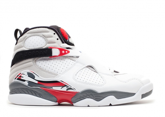 Meilleures Air Jordan 8 Retro "2013 Release" Blanc Rouge (305381-103)