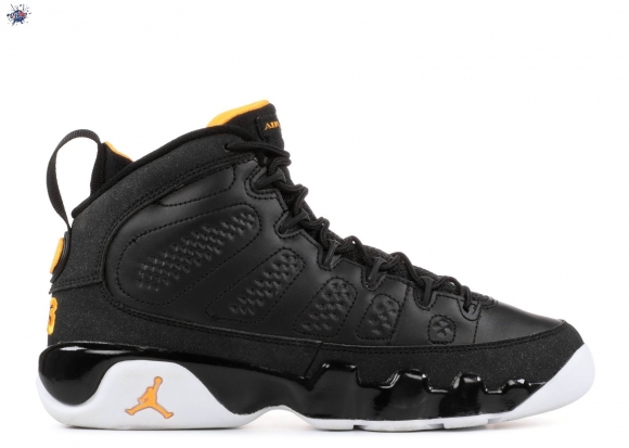 Meilleures Air Jordan 9 Retro (Gs) Noir Blanc Jaune (302359-004)