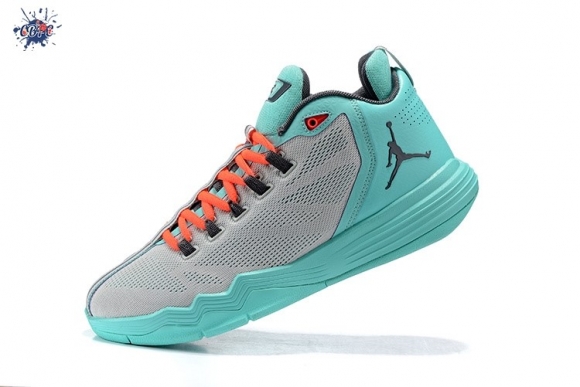 Meilleures Air Jordan CP3.Ix Gris Sarcelle Orange