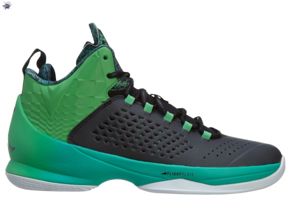 Meilleures Air Jordan Melo M11 Noir Vert (716227-008)