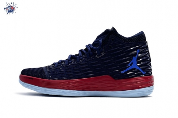 Meilleures Air Jordan Melo M13 Marine Rouge (881562-406)