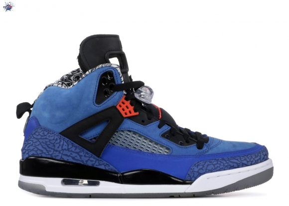 Meilleures Air Jordan Spiz'Ike "New York Knicks" Bleu Noir (315371-405)