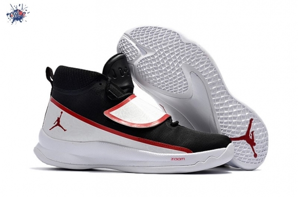 Meilleures Air Jordan Super.Fly 5 Po "Blake Griffin" Blanc Noir Rouge