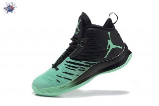 Meilleures Air Jordan Super.Fly 5 Vert Noir