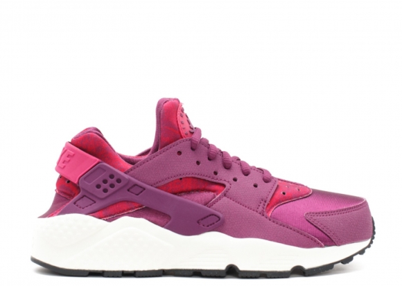 Meilleures Nike Air Huarache Run Print Rose Rouge (725076-500)