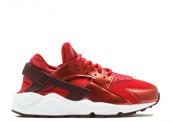 Meilleures Nike Air Huarache Run Rouge Blanc (634835-605)