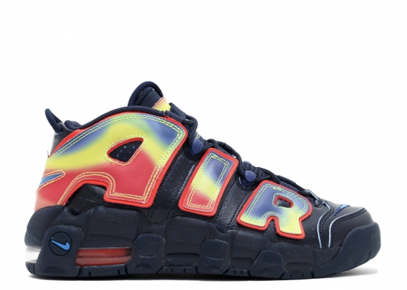 Meilleures Nike Air More Uptempo Qs (Gs) "Heat Map" Noir Multicolore (847652-400)