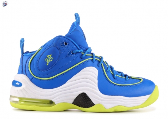 Meilleures Nike Air Penny 2 Le "Sprite" Bleu Blanc (535600-431)