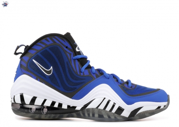 Meilleures Nike Air Penny 5 Bleu Blanc Noir (537331-401)