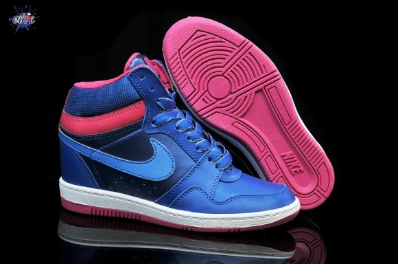 Meilleures Nike Dunk Sky High Wedge Sneakers Bleu