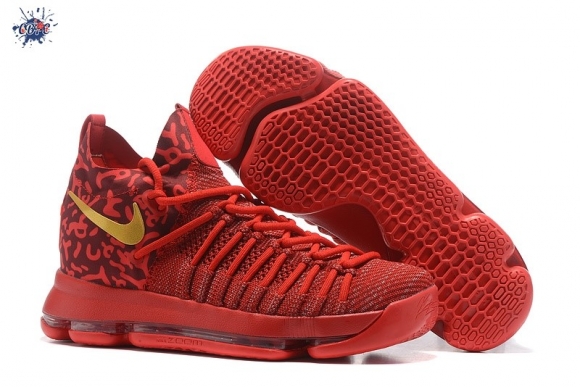 Meilleures Nike KD IX 9 Elite Rouge Métallique Or