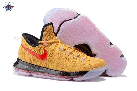 Meilleures Nike KD IX 9 Jaune Rouge Noir