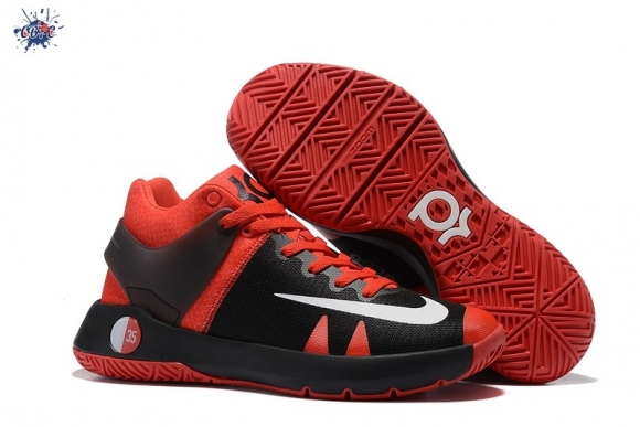 Meilleures Nike KD Trey 5 IV Noir Rouge Blanc