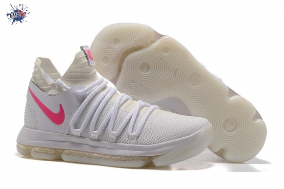 Meilleures Nike KD X 10 Blanc Rose