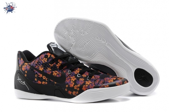 Meilleures Nike Kobe IX 9 Low Em Blanc Noir Pourpre