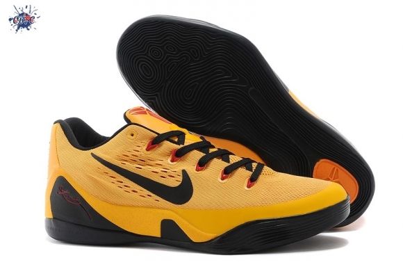 Meilleures Nike Kobe IX 9 Low Em "Bruce Lee" Or Noir