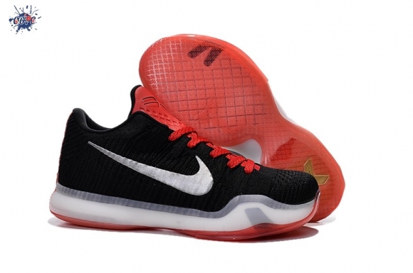 Meilleures Nike Kobe X 10 Elite Low Noir Rouge