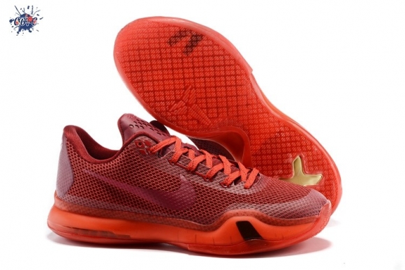 Meilleures Nike Kobe X 10 Vin Rouge