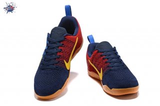 Meilleures Nike Kobe XI 11 Bleu Rouge Jaune