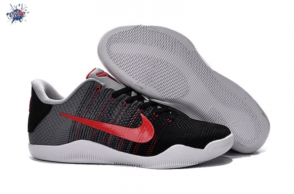 Meilleures Nike Kobe XI 11 Elite "Tinker Muse" Gris Noir Rouge