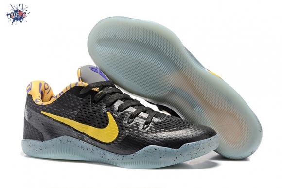 Meilleures Nike Kobe XI 11 Em "Carpe Diem" Noir Pourpre Jaune