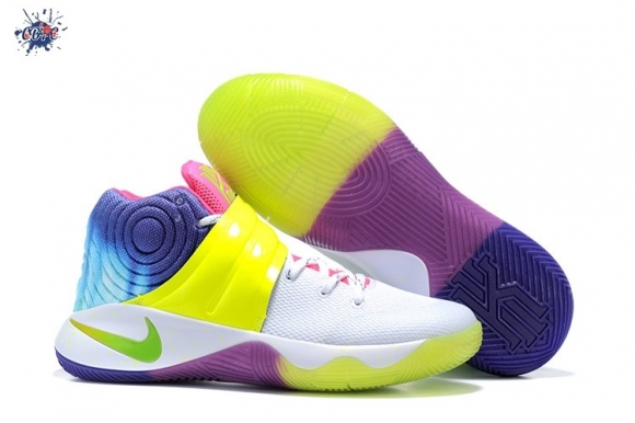 Meilleures Nike Kyrie Irving II 2 Blanc Pourpre Jaune