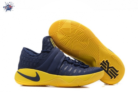 Meilleures Nike Kyrie Irving II 2 Flyknit Marine Jaune