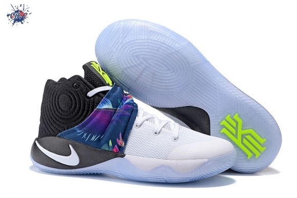 Meilleures Nike Kyrie Irving II 2 "Parade" Blanc Noir Bleu (819583-110)