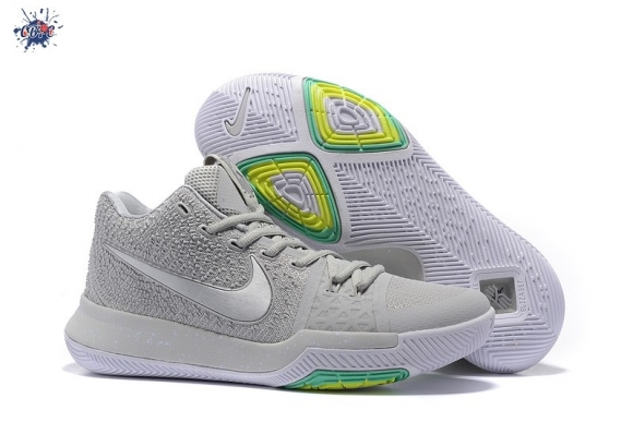 Meilleures Nike Kyrie Irving III 3 Gris Blanc