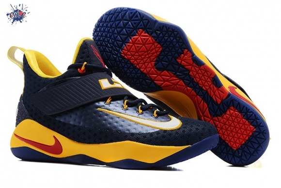 Meilleures Nike Lebron Ambassador X 10 Marine Jaune Rouge