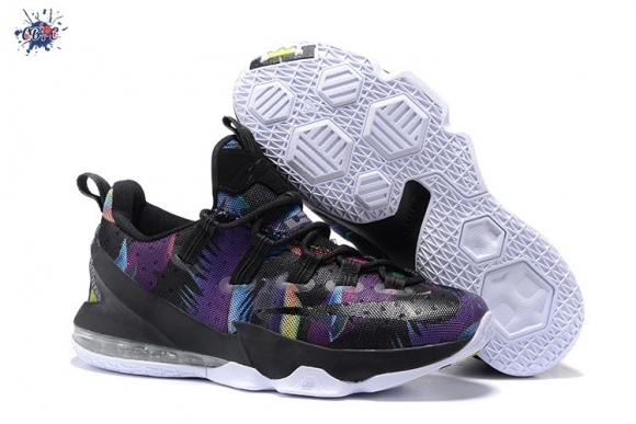 Meilleures Nike Lebron XIII 13 Low "Floral Unlimited Parade" Noir Argent