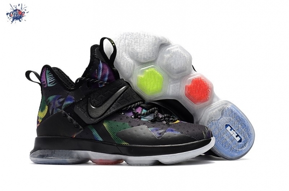 Meilleures Nike Lebron XIV 14 Blackvolt Multicolore