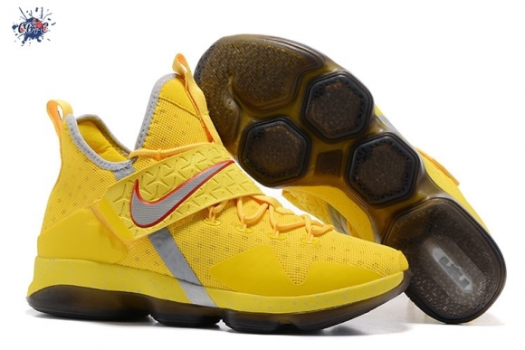 Meilleures Nike Lebron XIV 14 Jaune Argent