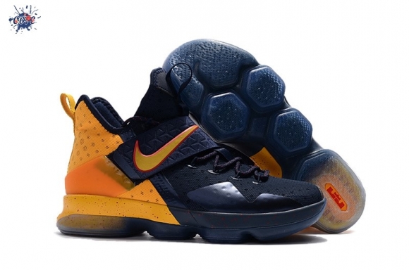 Meilleures Nike Lebron XIV 14 Marine Orange