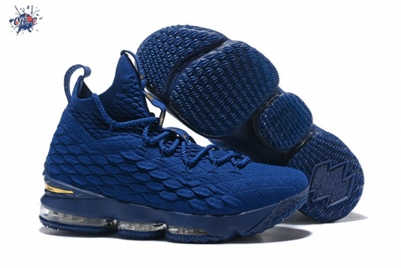 Meilleures Nike Lebron XV 15 Marine Or