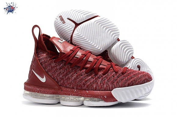 Meilleures Nike Lebron XVI 16 Rouge Blanc