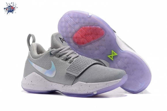 Meilleures Nike PG 1 "2K" Gris Blanc