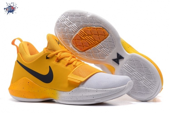 Meilleures Nike PG 1 Jaune Blanc Noir