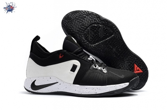 Meilleures Nike PG 2 Blanc Noir Rouge