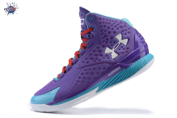 Meilleures Under Armour Curry 1 Pourpre Bleu