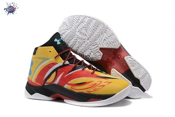 Meilleures Under Armour Curry 2.5 "Sun Wukong" Jaune