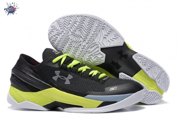 Meilleures Under Armour Curry 2 Low Noir Argent Volt