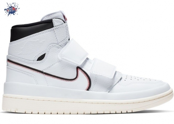 Meilleures Air Jordan 1 Retro High Double Strap Bianco Noir (AQ7924-101)